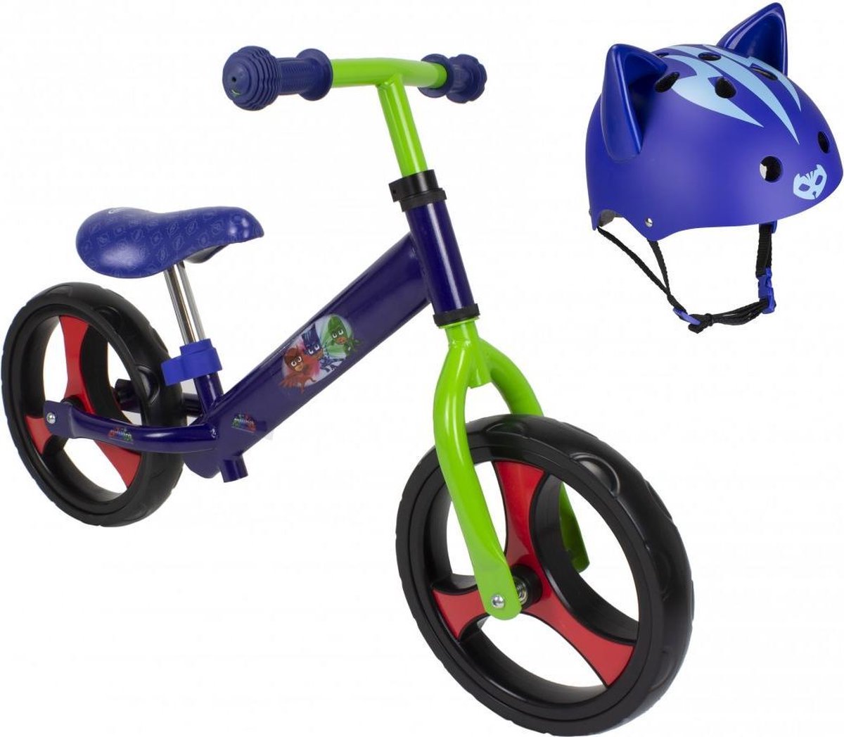 PJ Masks 12 inch loopfiets Met PJ Mask Helm